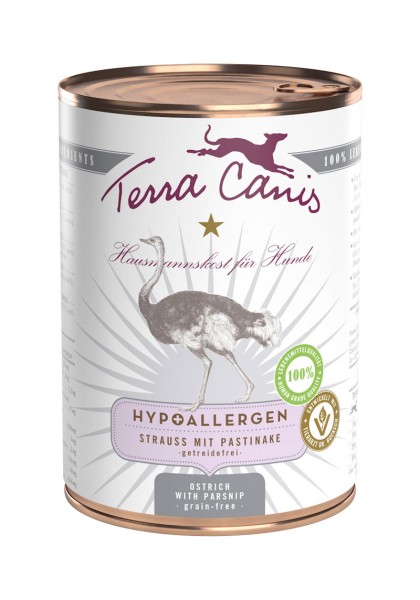Terra Canis Strauss mit Pastinake ( Hypoallergen und getreidefrei ) günstig kaufen