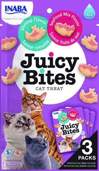 Juicy Bites Garnelen & Meeresfrüchte (Katze)