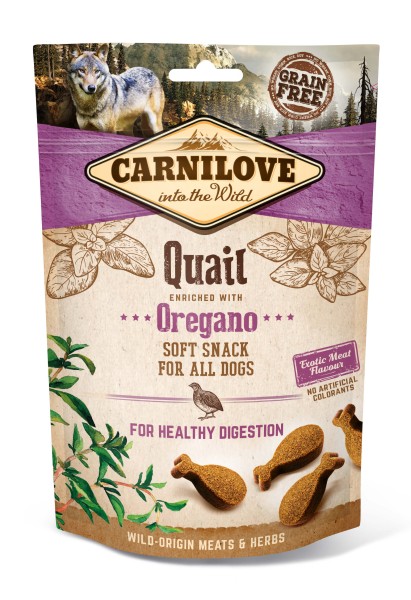 Carnilove Soft Snack Quail with Oregano (Hund)
