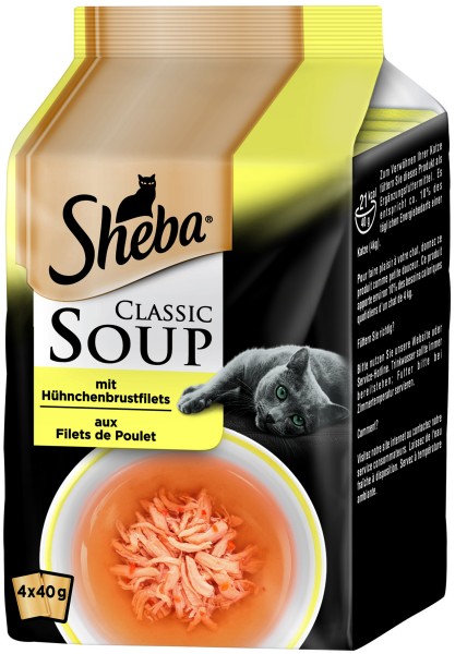 Sheba Classic Soup Hühnchenbrustfilets 4x40g günstig kaufen