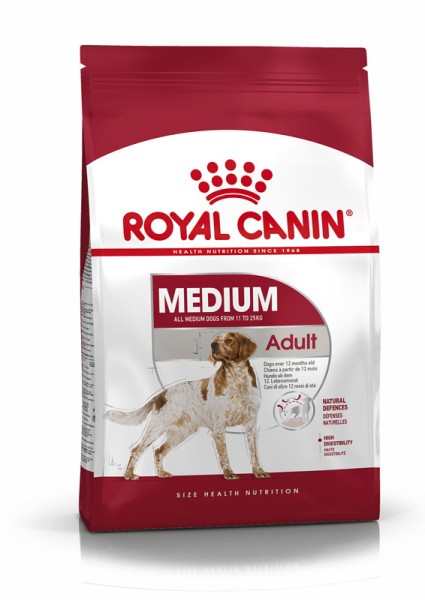 Royal Canin Medium Adult 15kg-4kg Hunde Trockenfutter günstig kaufen