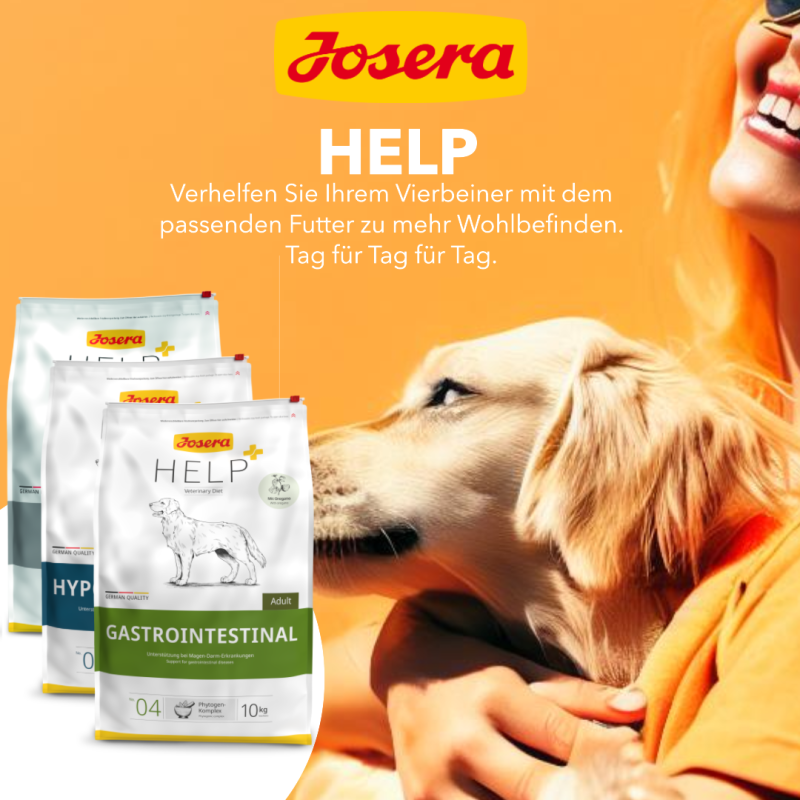 Neu Josera Help Trockenfutter für Hunde