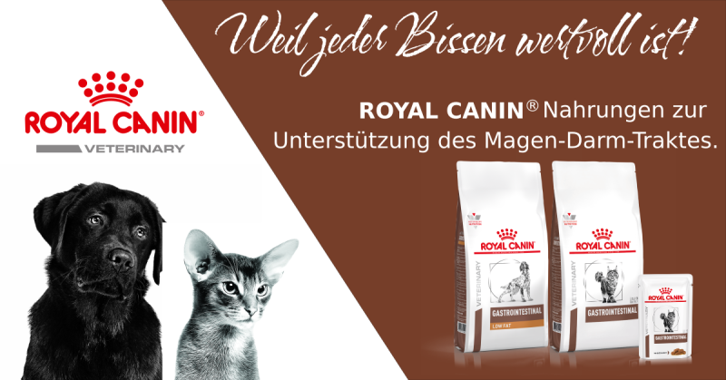 Royal Canin Gastrointestinal Produkte für Hunde und Katzen
