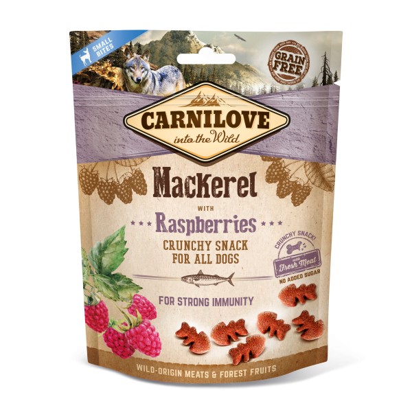 Carnilove Crunchy Snack Mackerel with Raspberries (Hund)