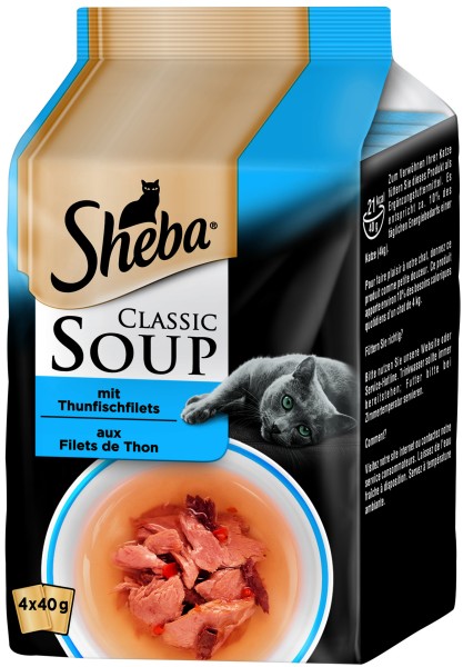 Sheba Classic Soup Thunfischfilets 4x40g günstig kaufen