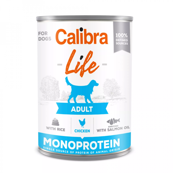 Calibra Life Adult Chicken with Rice Monoprotein Dose (Hund)