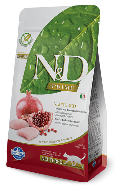 N&D Grain Free Adult Neutered Chicken & Pomegranate (Katze)