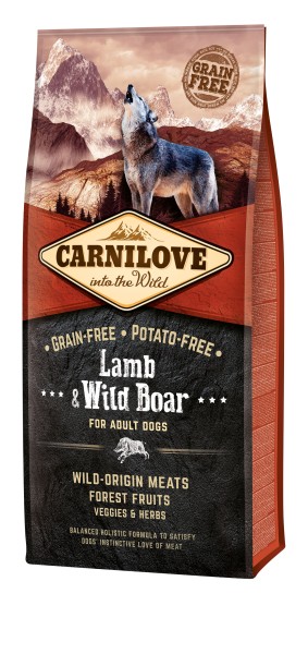 Carnilove Lamb & Wild Boar for adult (Hund)
