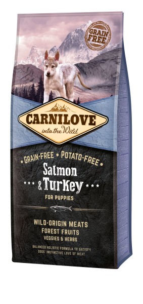 Carnilove Salmon & Turkey for puppies (Hund)