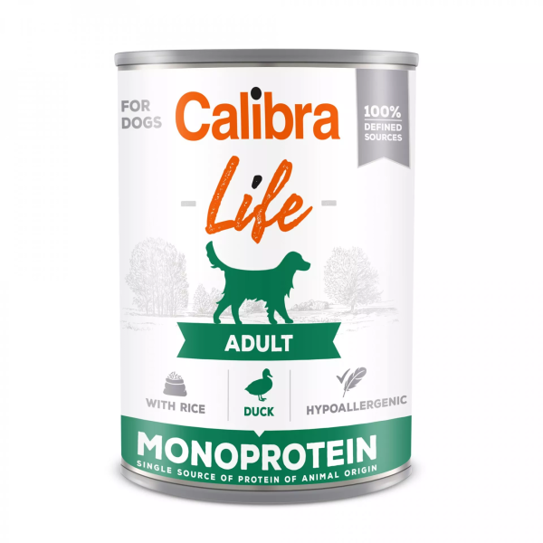 Calibra Life Adult Duck with Rice Monoprotein Dose (Hund)
