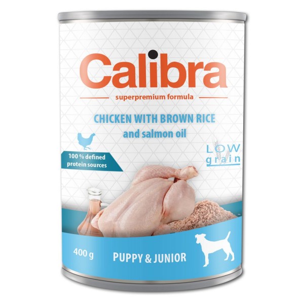 Calibra Puppy & Junior Chicken with brown Rice (Hund)