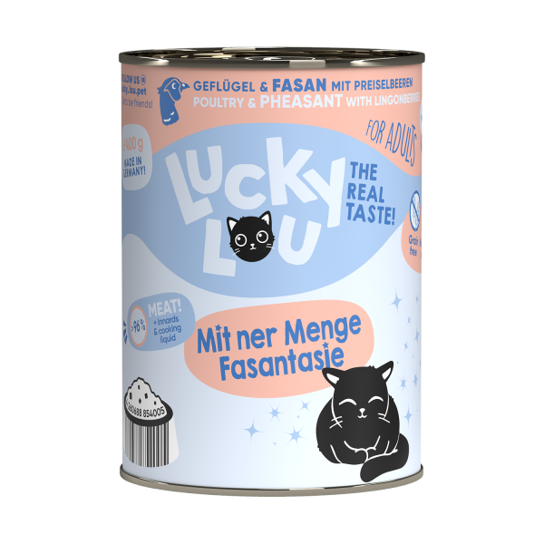 Lucky Lou Geflügel & Fasan Dose (Katze)